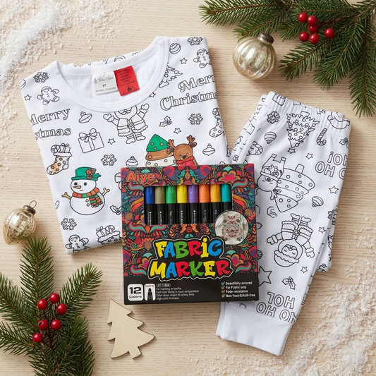 Christmas Drawing Pajamas