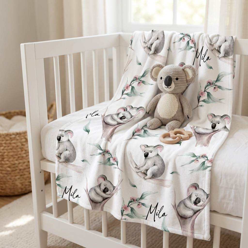 Blanket - Personalised Koala
