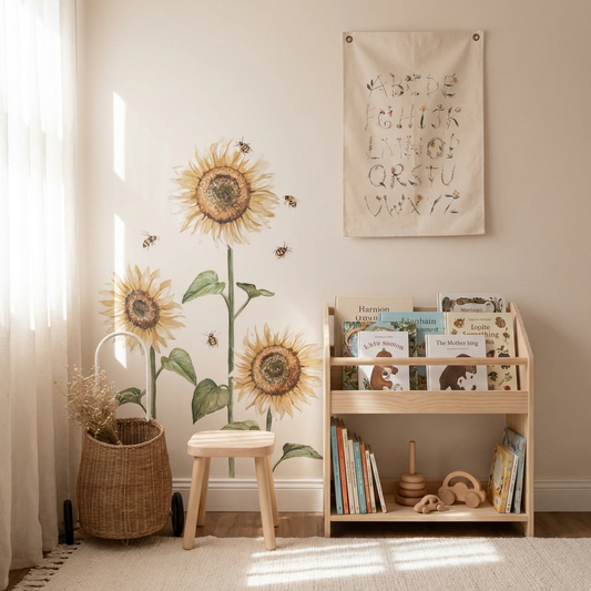 Floral Alphabet Canvas Wall Hang