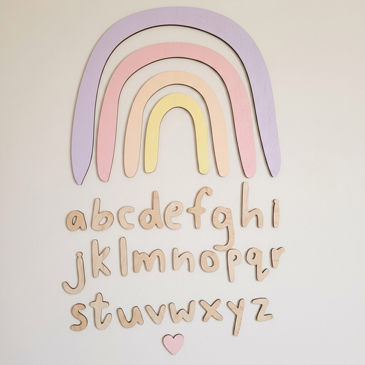 Rainbow Wall Decal - Pastels