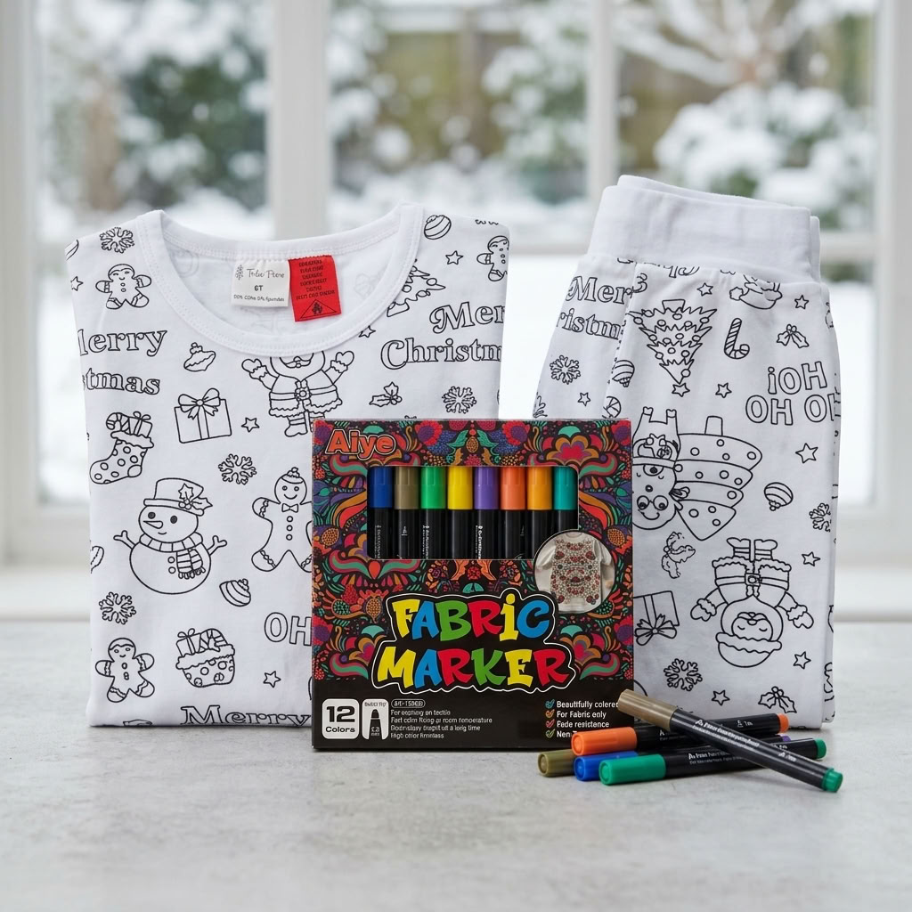 Christmas Drawing Pajamas