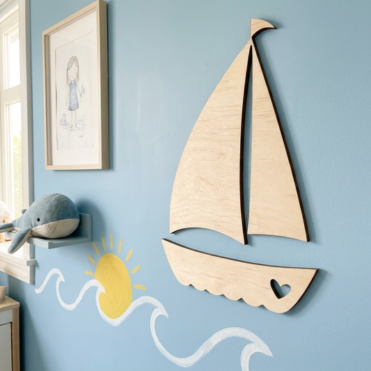 Sail Boat Wall Decal