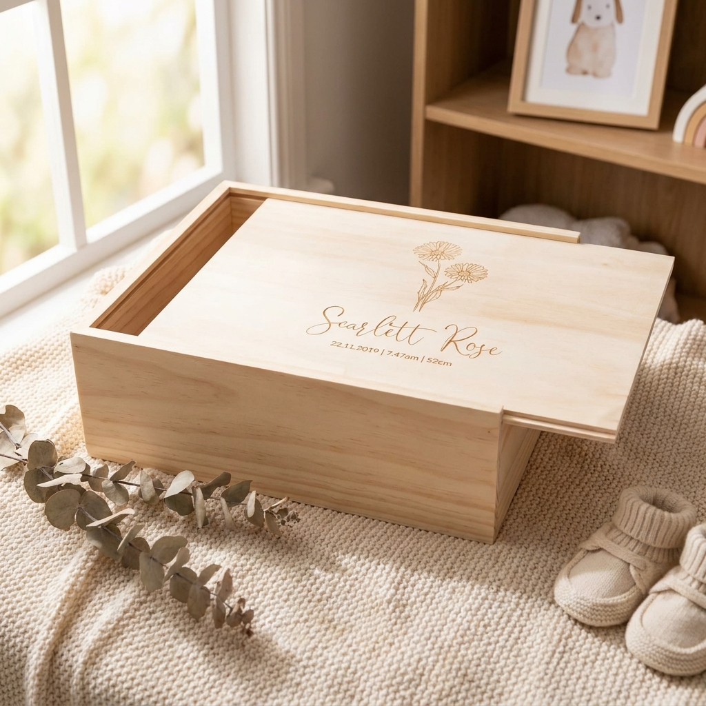 Keepsake Box - Birth Flower