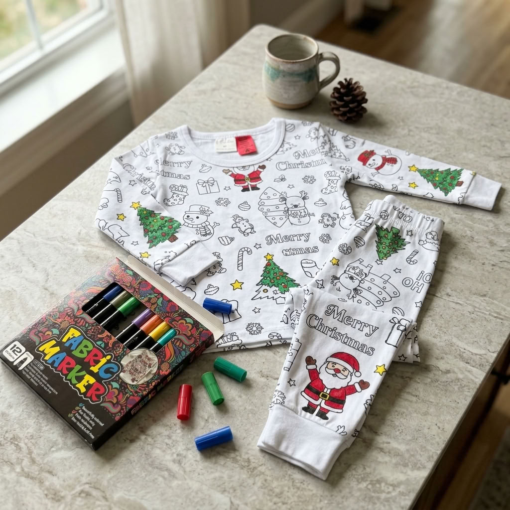 Christmas Drawing Pajamas