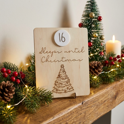 Vintage Christmas Tree Countdown