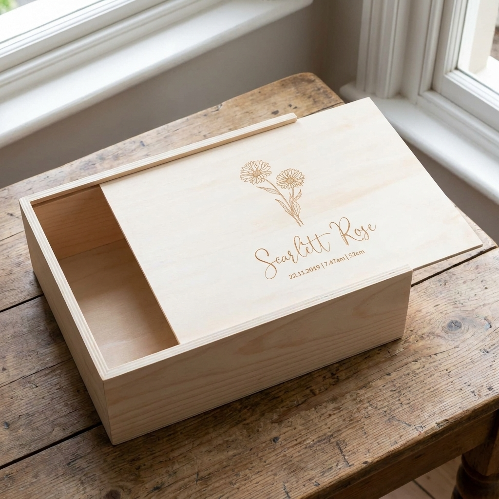 Keepsake Box - Birth Flower