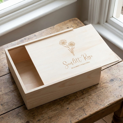 Keepsake Box - Birth Flower