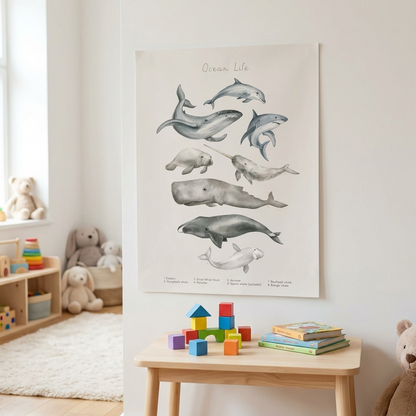 Ocean Canvas Wall Hang