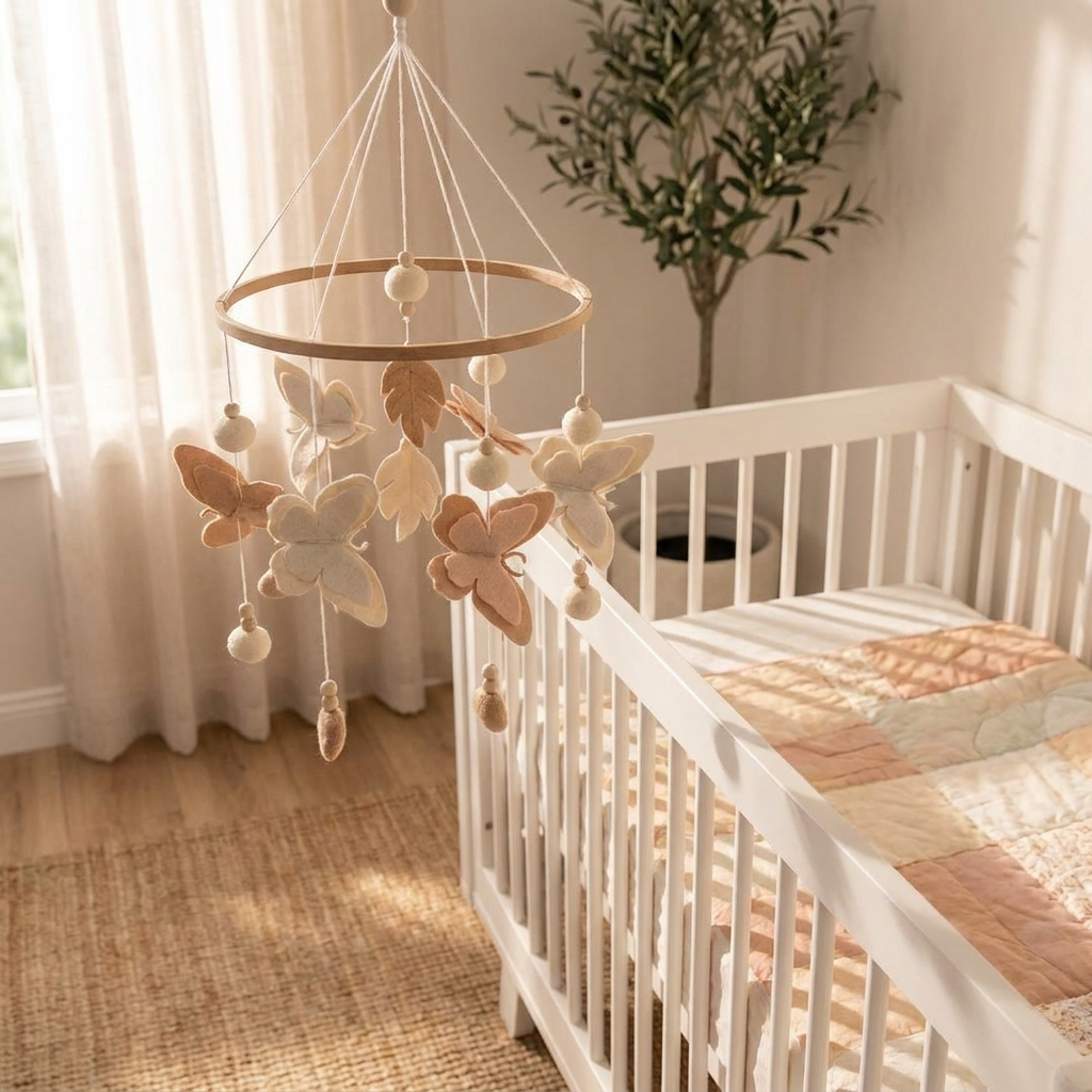 Butterfly Nursery Mobile - PRE ORDER SHIP MID NOV 2026