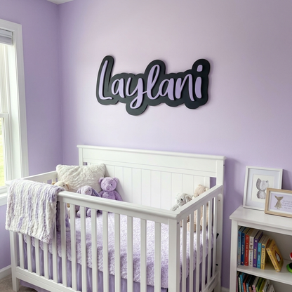 Double Layer Acrylic Name Plaque