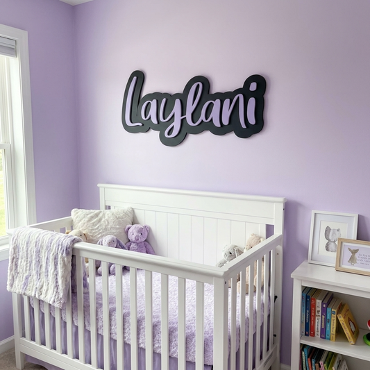Double Layer Acrylic Name Plaque