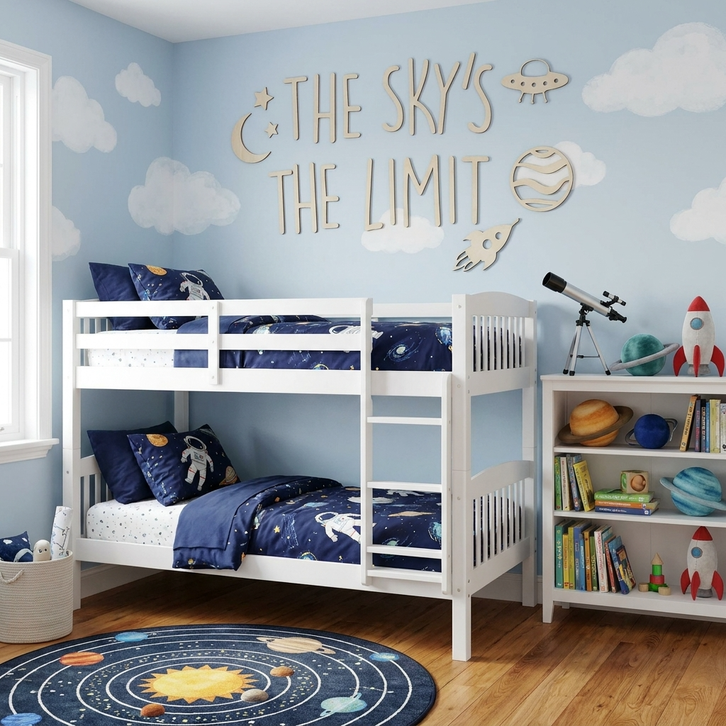 THE SKY'S THE LIMIT wall plaque