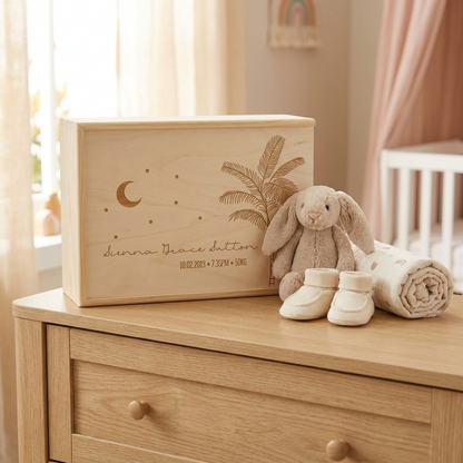 Keepsake Box - Palm Tree