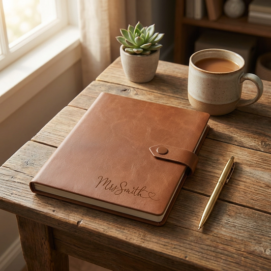 Personalised Note Book - Heart