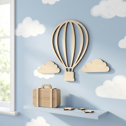 Hot Air Balloon Wall Decal