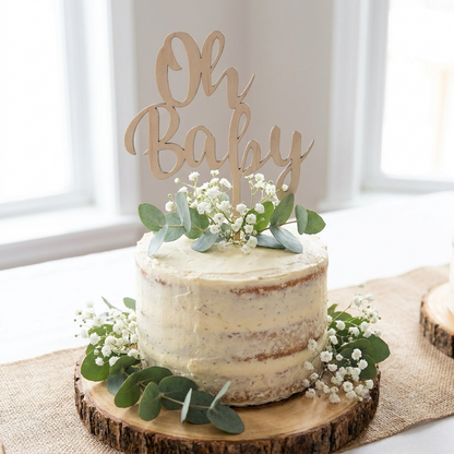 Oh Baby Cake Topper