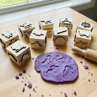 Wooden Stamp Blocks