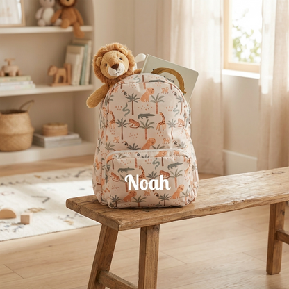 Personalised Kids Backpack - Safari