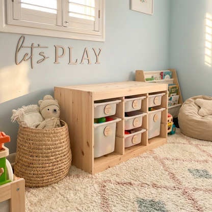 let's PLAY wall plaque