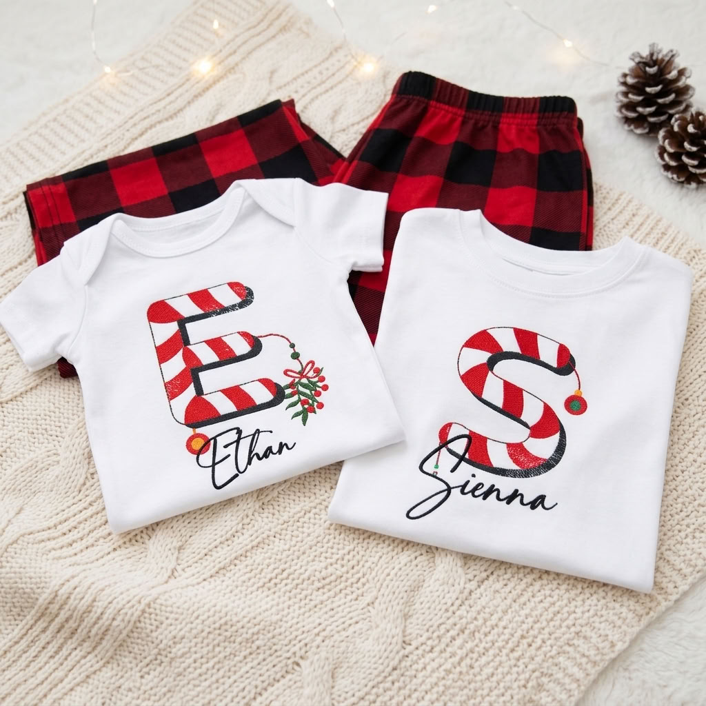Christmas T-Shirt - Candy Cane Christmas Decorations