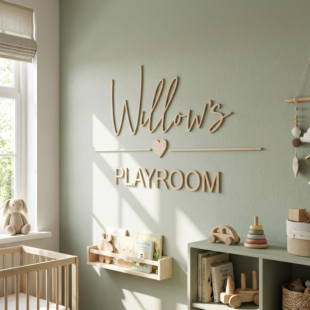 Personalised Playroom Plaque