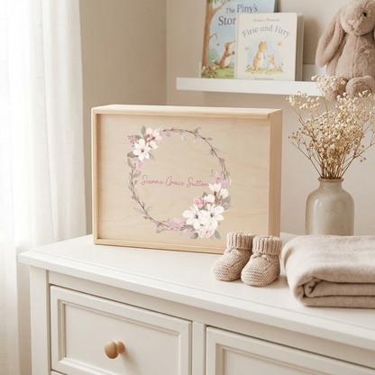 Keepsake Box - Floral Wreath