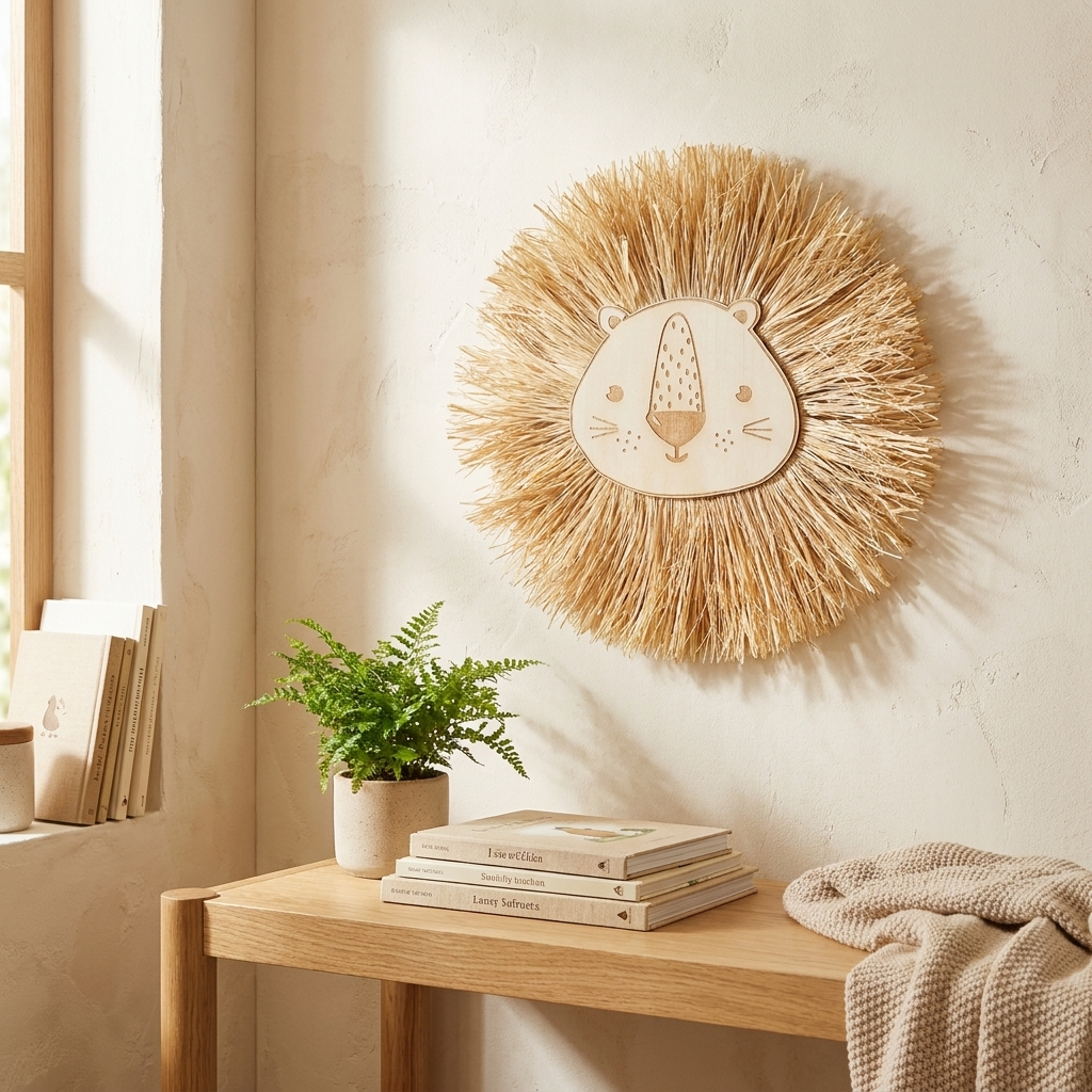 Raffia Lion