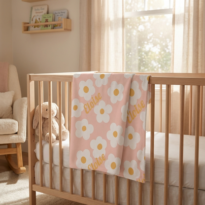 Blanket - Pink Daisy