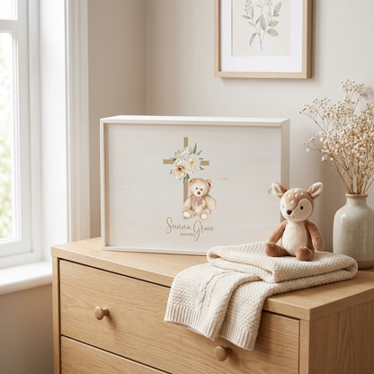 Keepsake Box - Bear Christening Box