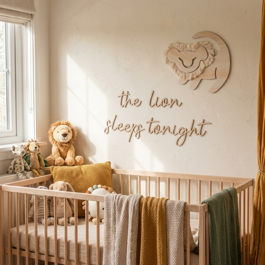 the lion sleeps tonight wall plaque