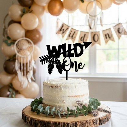 Wild One Cake Topper
