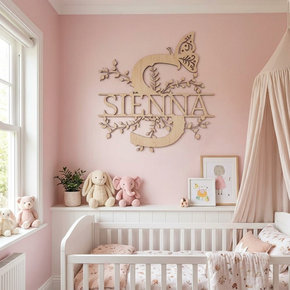 Floral Letter Name
