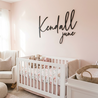 2 Names Wall Plaques