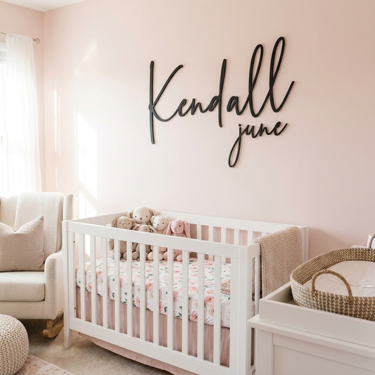 2 Names Wall Plaques