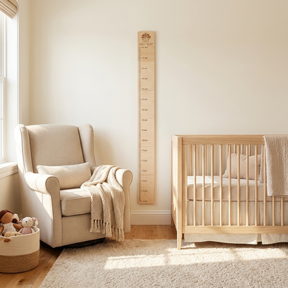 Personalised Growth Chart - 3D Rainbow