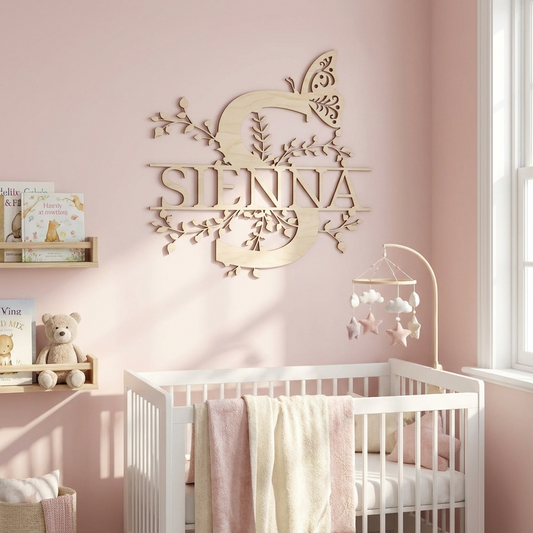 Floral Letter Name