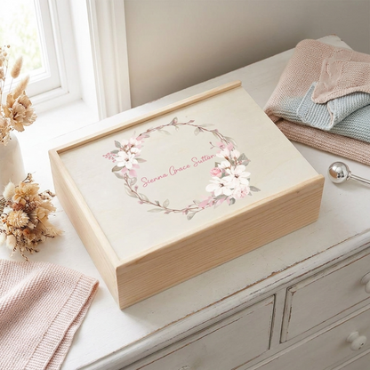 Keepsake Box - Floral Wreath