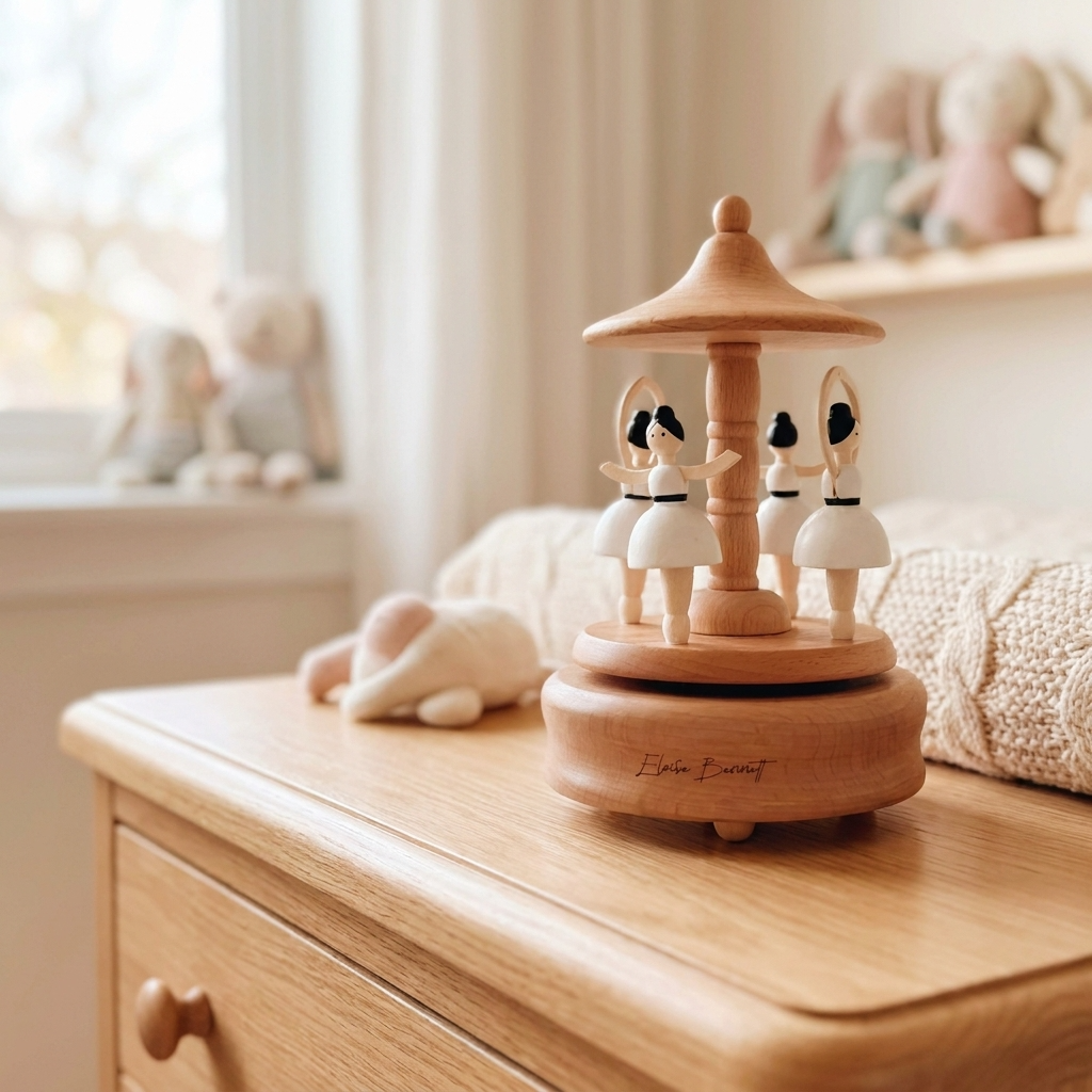 Ballerina Carousel Music Box