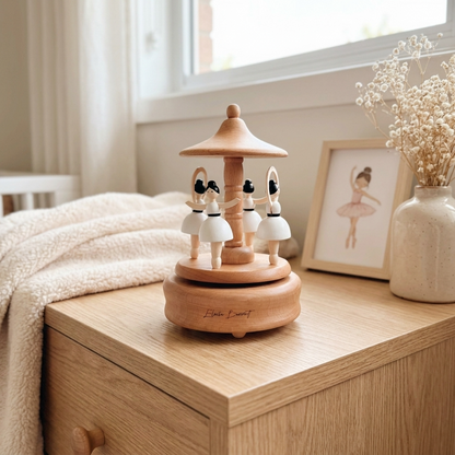 Ballerina Carousel Music Box