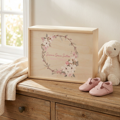 Keepsake Box - Floral Wreath