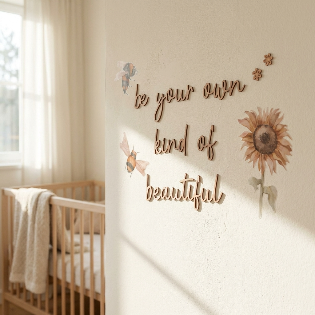 be your own kind of beautiful wall plaque