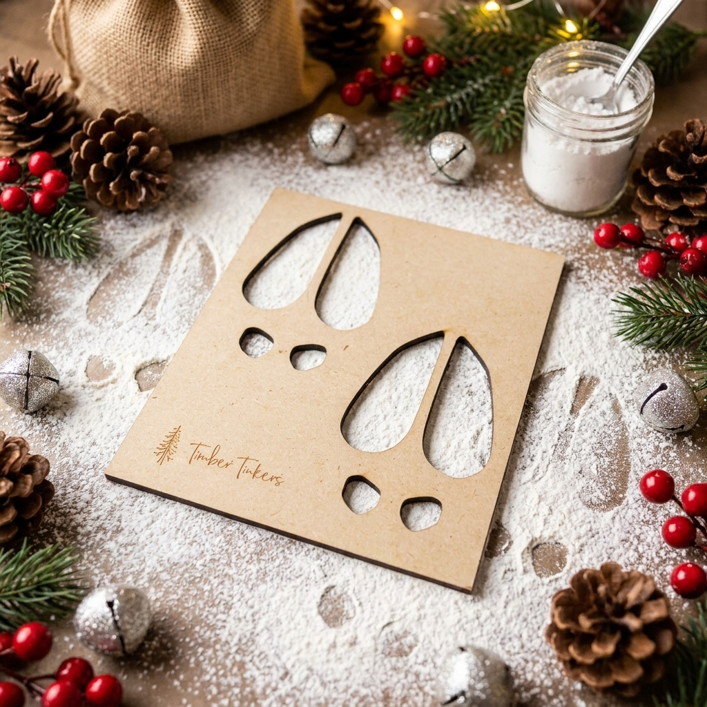 Reindeer Prints Stencil