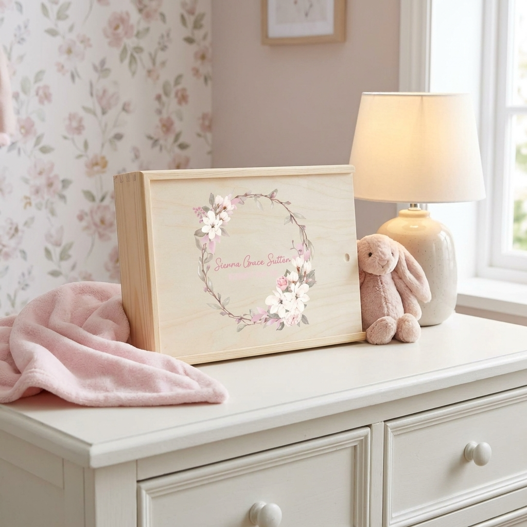 Keepsake Box - Floral Wreath