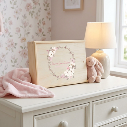 Keepsake Box - Floral Wreath