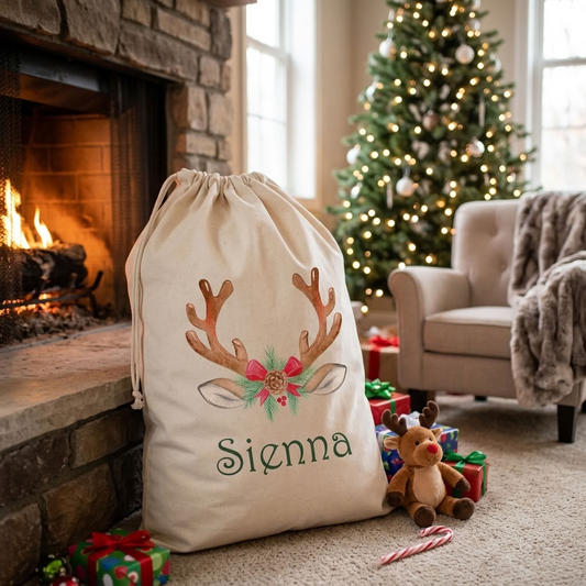 Personalised Santa Sack - Woodland Animal