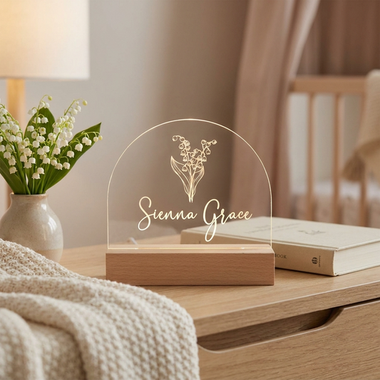 Birth Flower Night Light