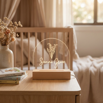 Birth Flower Night Light