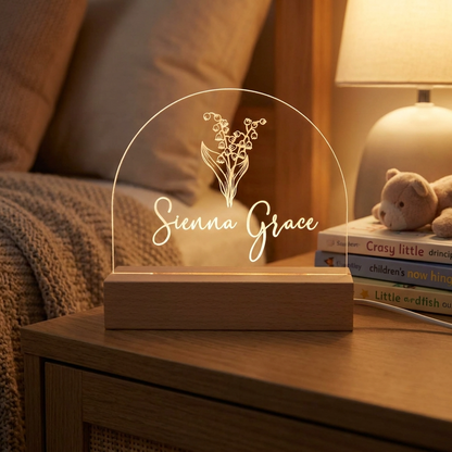 Birth Flower Night Light