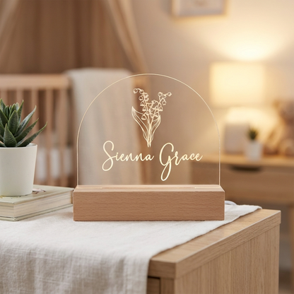 Birth Flower Night Light