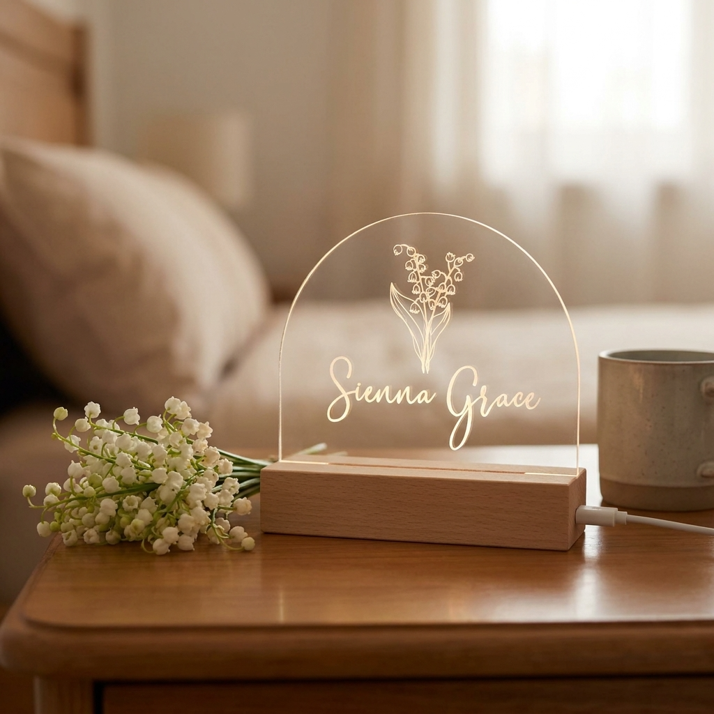 Birth Flower Night Light